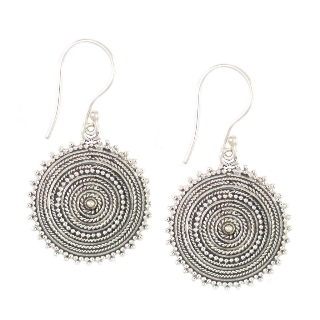 Anting Perak Kawat Jawan E185
