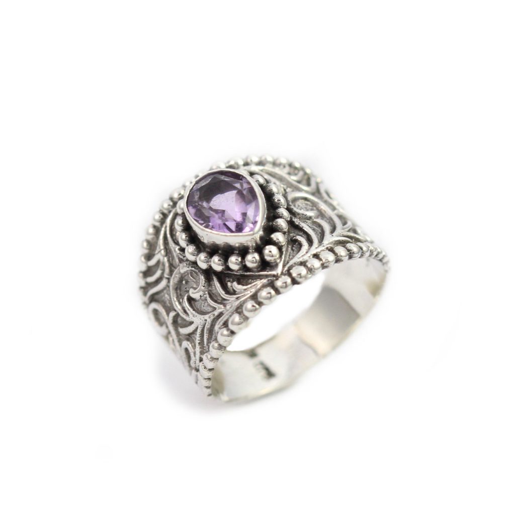 Cincin Perak Bun Jawan Permata R338