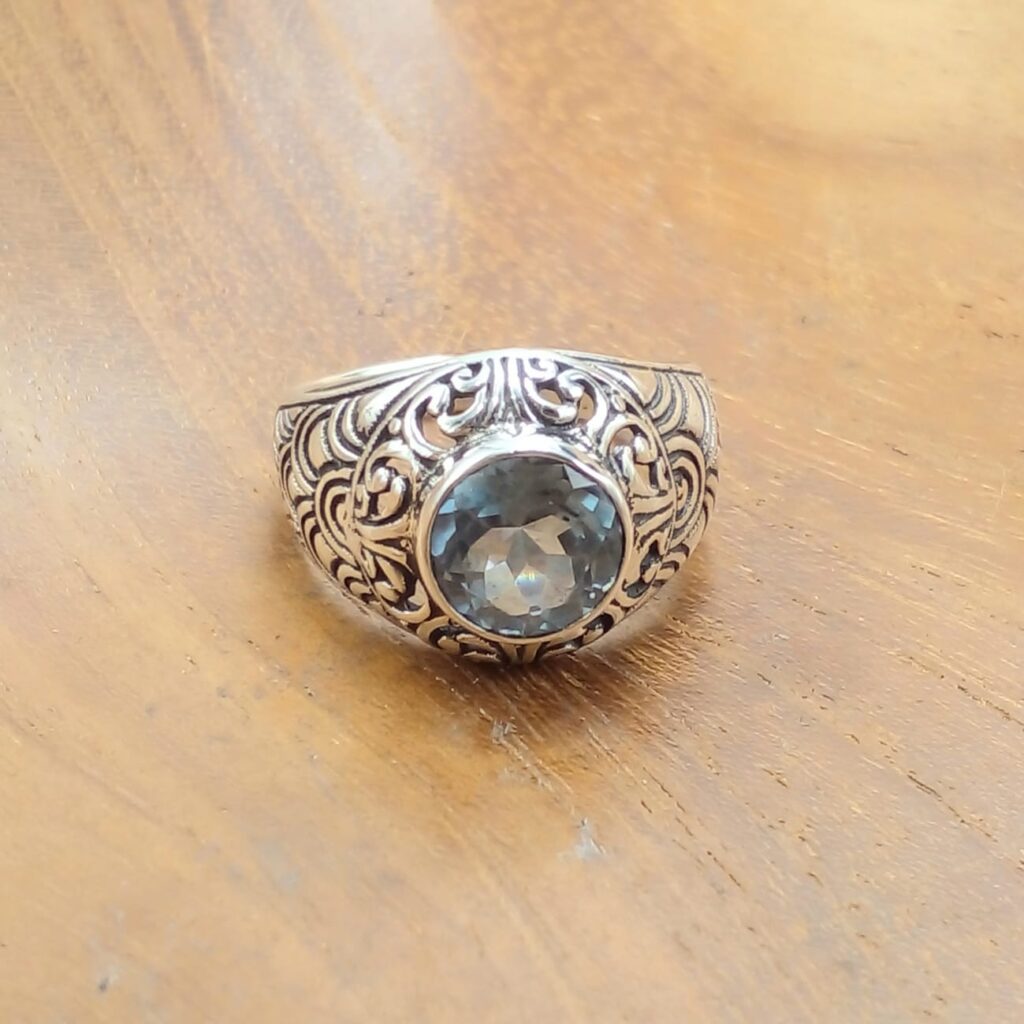 Cincin Perak Bun Jawan Permata R339