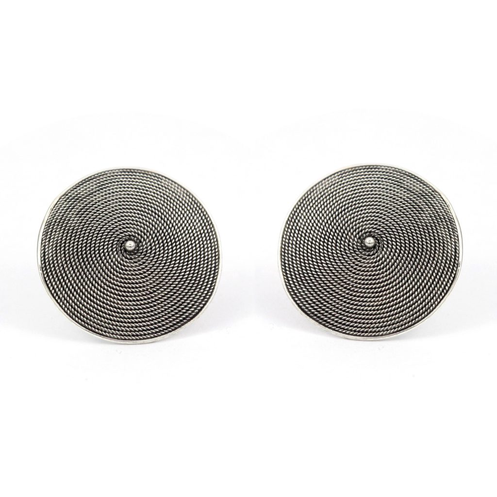 Anting Perak Kawat Plintir E866