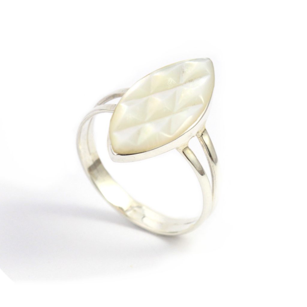 Cincin Perak Plain Shell Markis R205