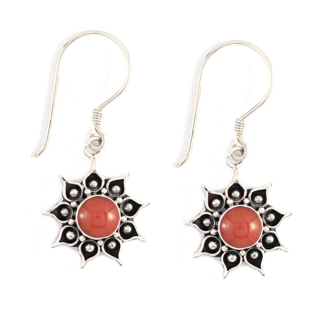 Anting Perak Bunga E755