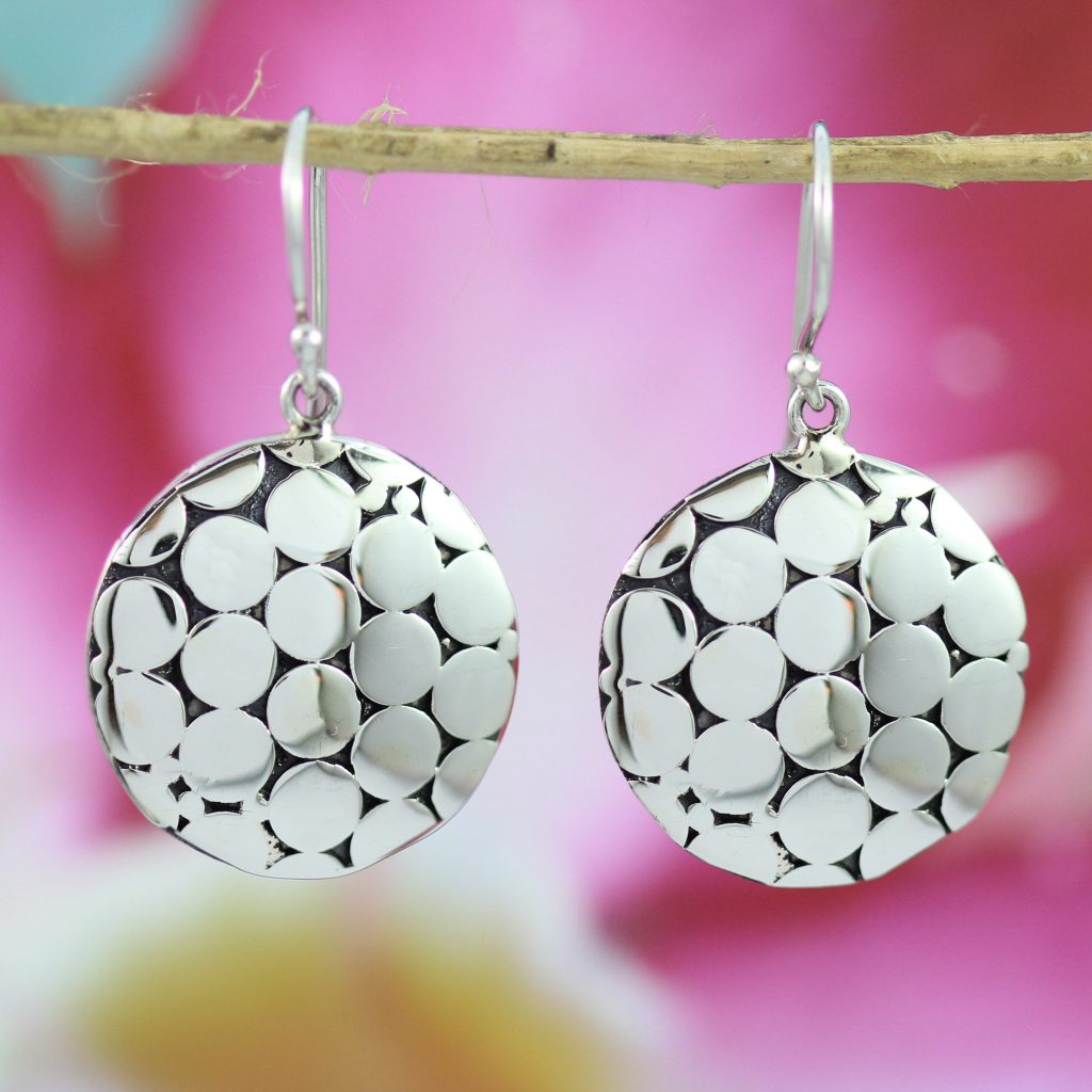 Anting Perak Armadelo Bulat E911