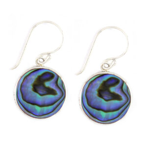 Anting Perak Kerang Bun Bulat E1099