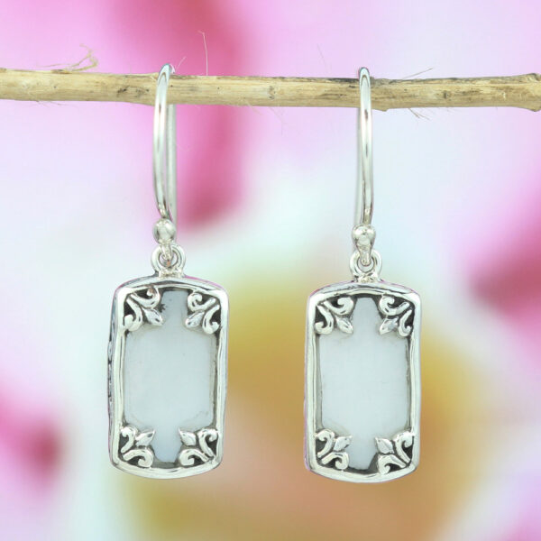 Anting Perak Coral Bun E843