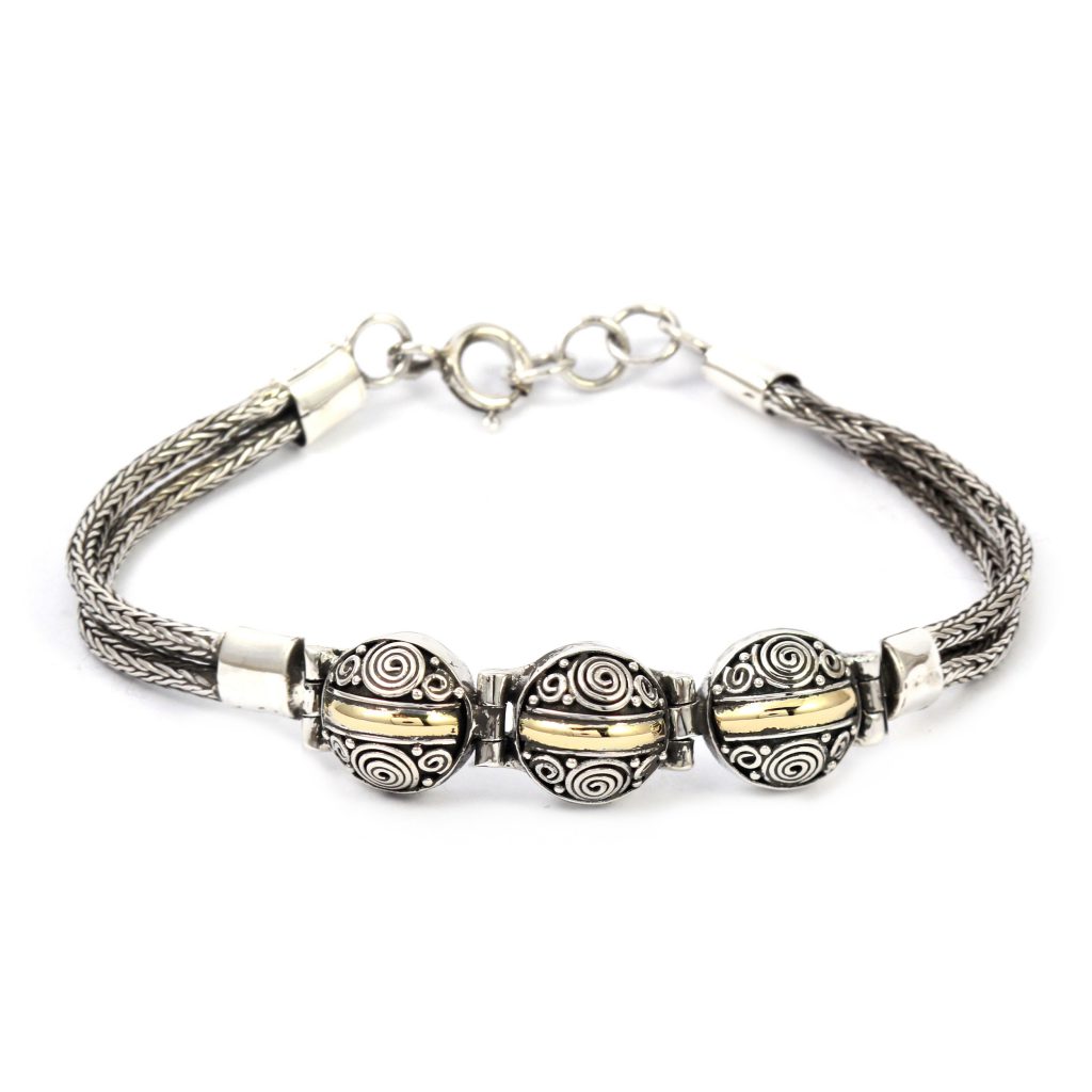 Gelang Rantai Perak Tulang Naga Bun B212