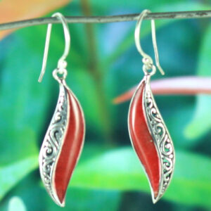 Anting Perak Abalone Bun E816 - Gambar 4