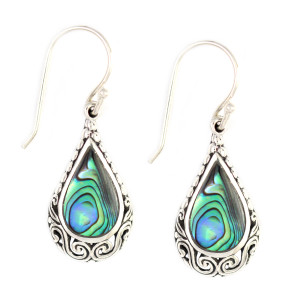 Anting Perak Shell Bun Tetes E817