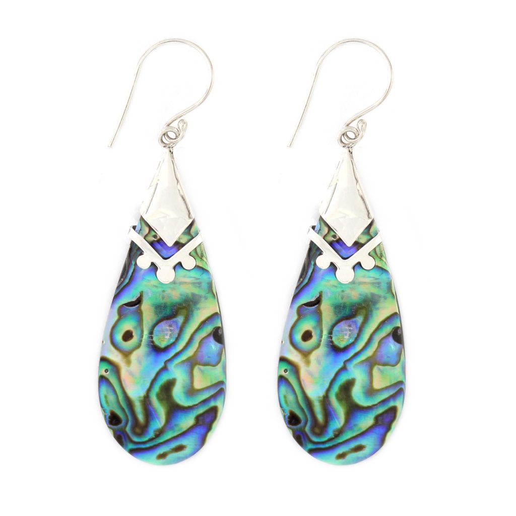 Anting Perak Abalone Tetes E636