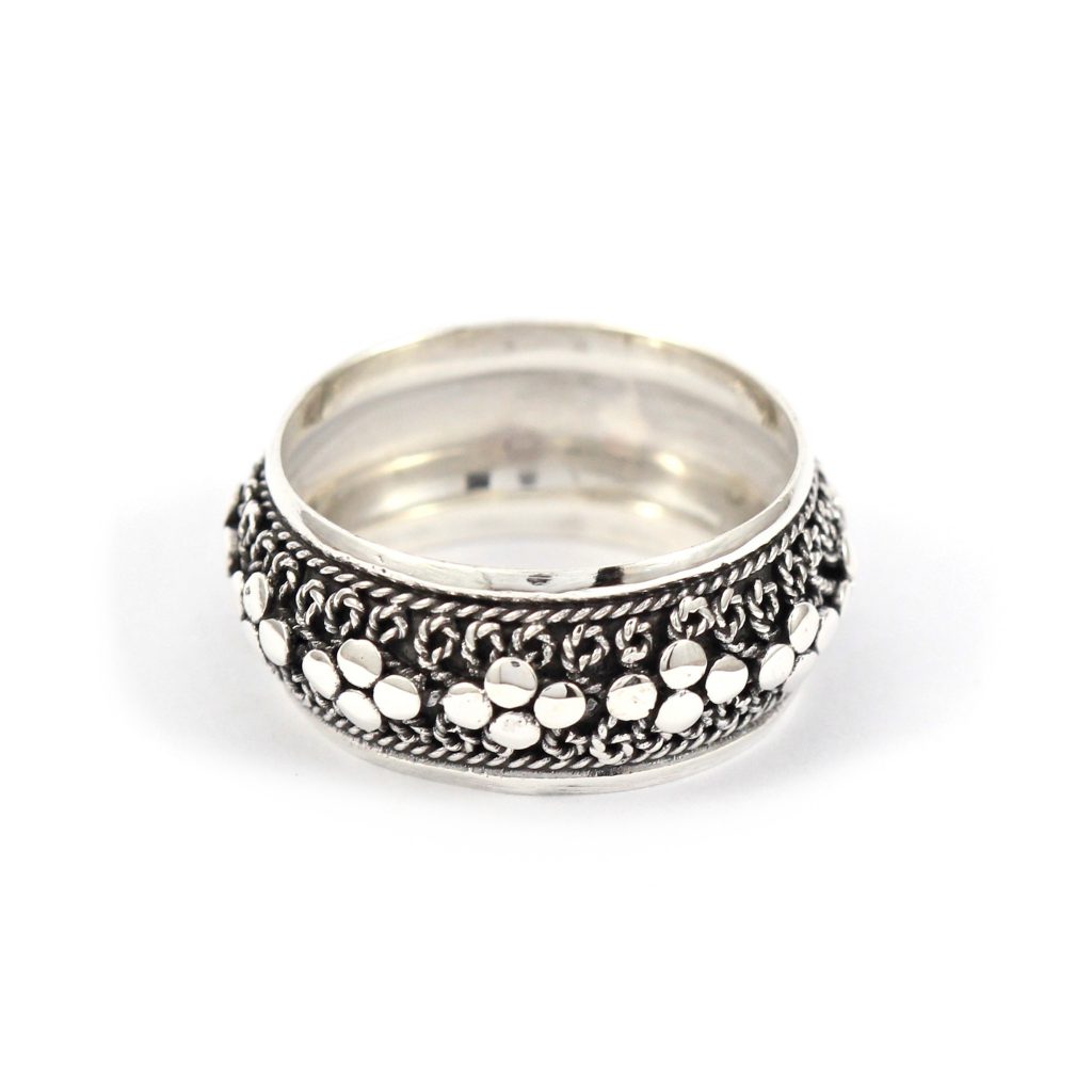 Cincin Perak Kawat Plintir Armadelo R365