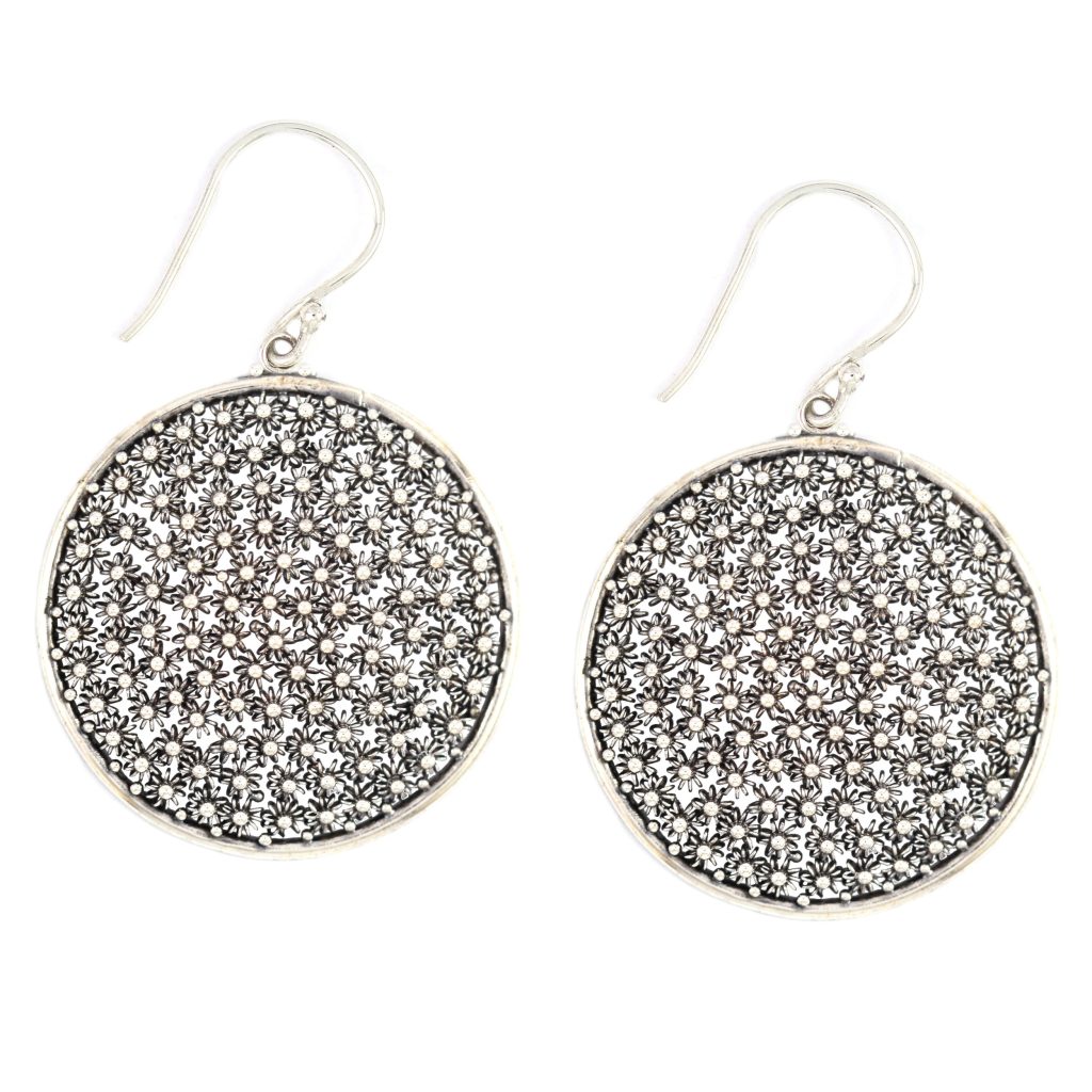 Anting Perak Bun Paye Bulat E869