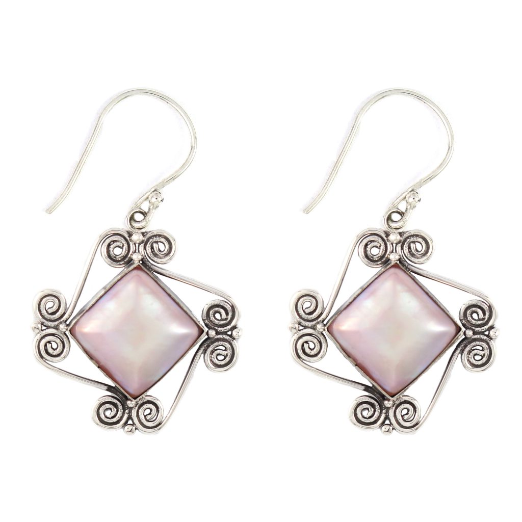 Anting Perak Mutiara