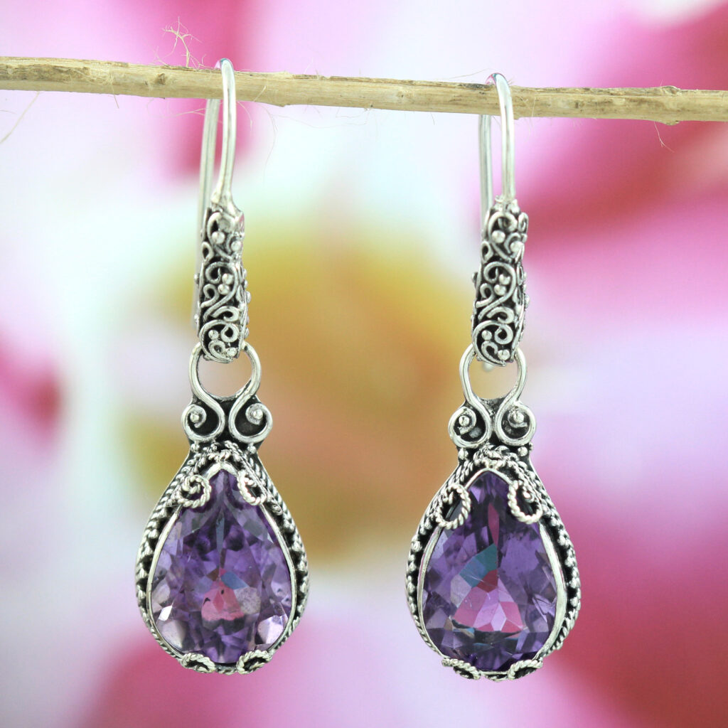 silver earring E1409