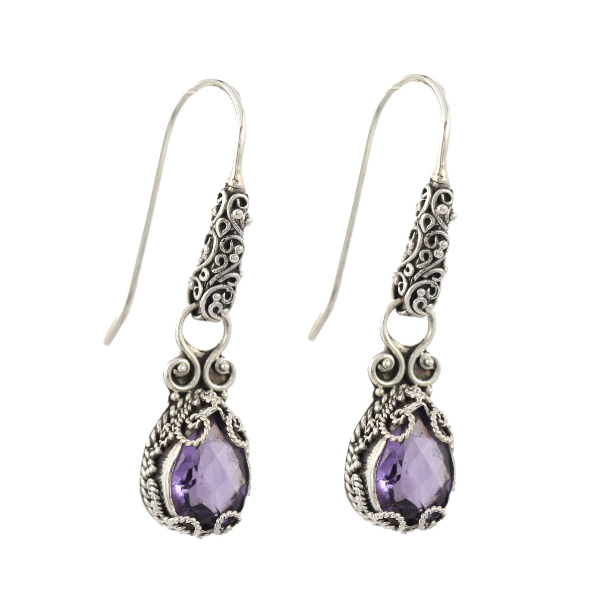 silver earring E1409