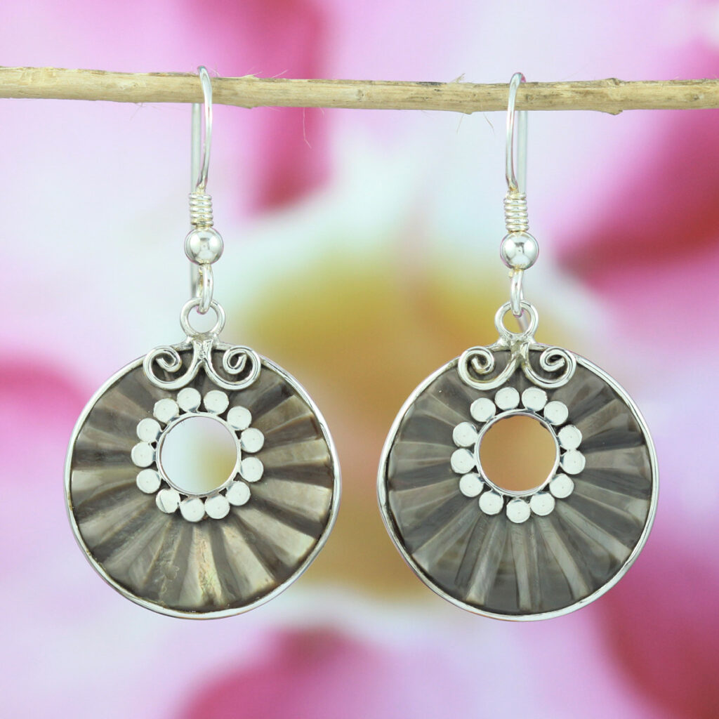 silver earring E1455