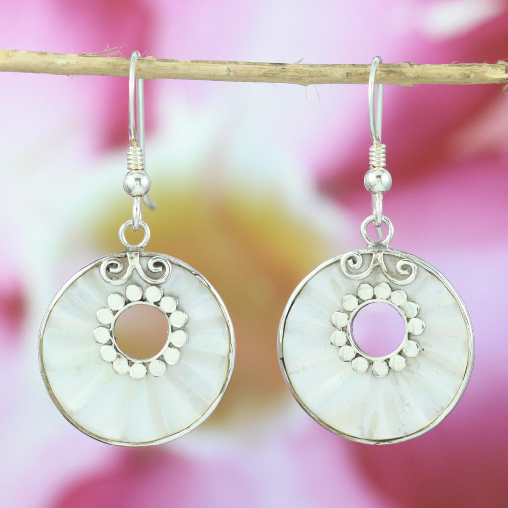 silver earring E1455