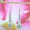 silver earring E714