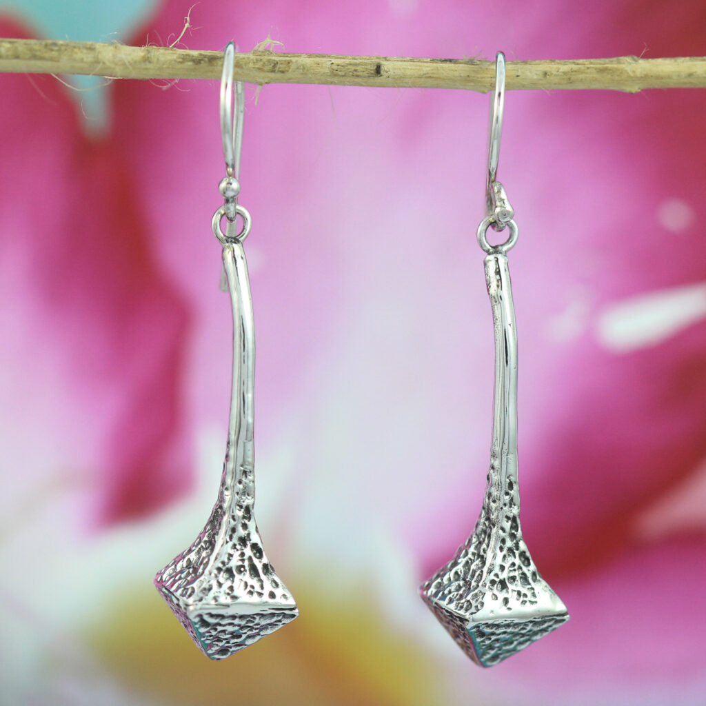 silver earring E717