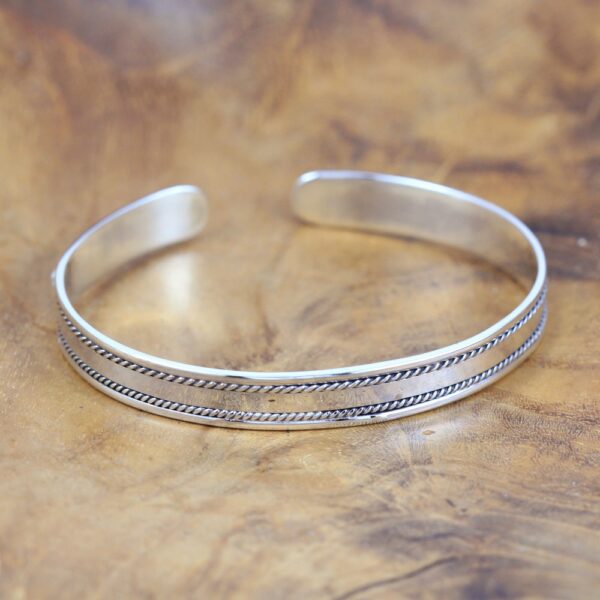 Gelang Cuff Perak Bali