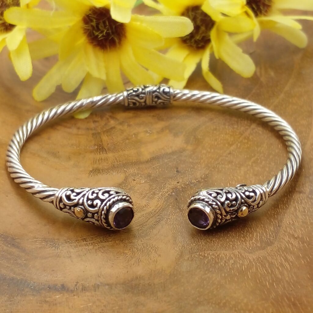 Gelang Perak Cable Permata
