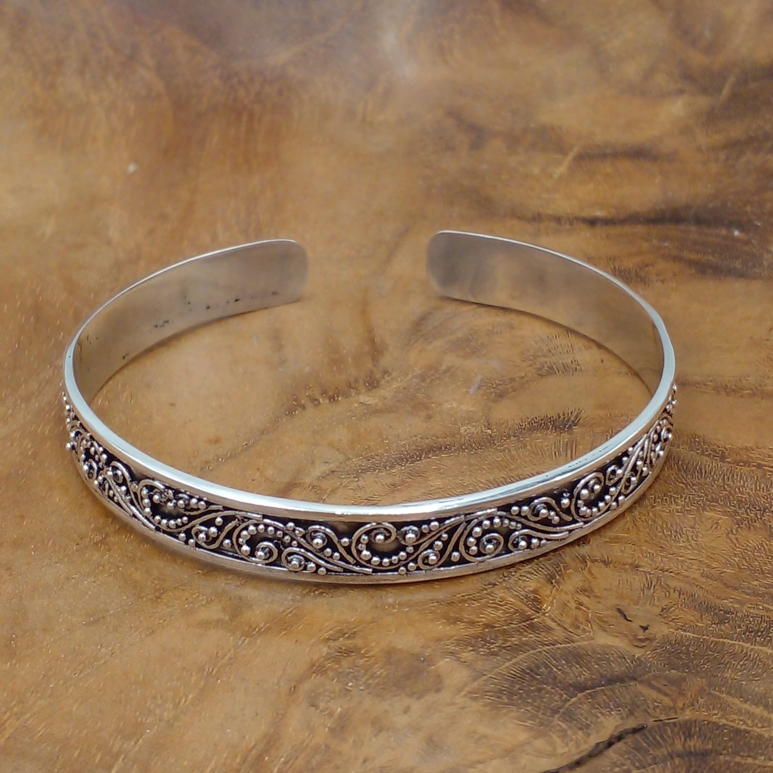 Gelang Cuff Perak Bali
