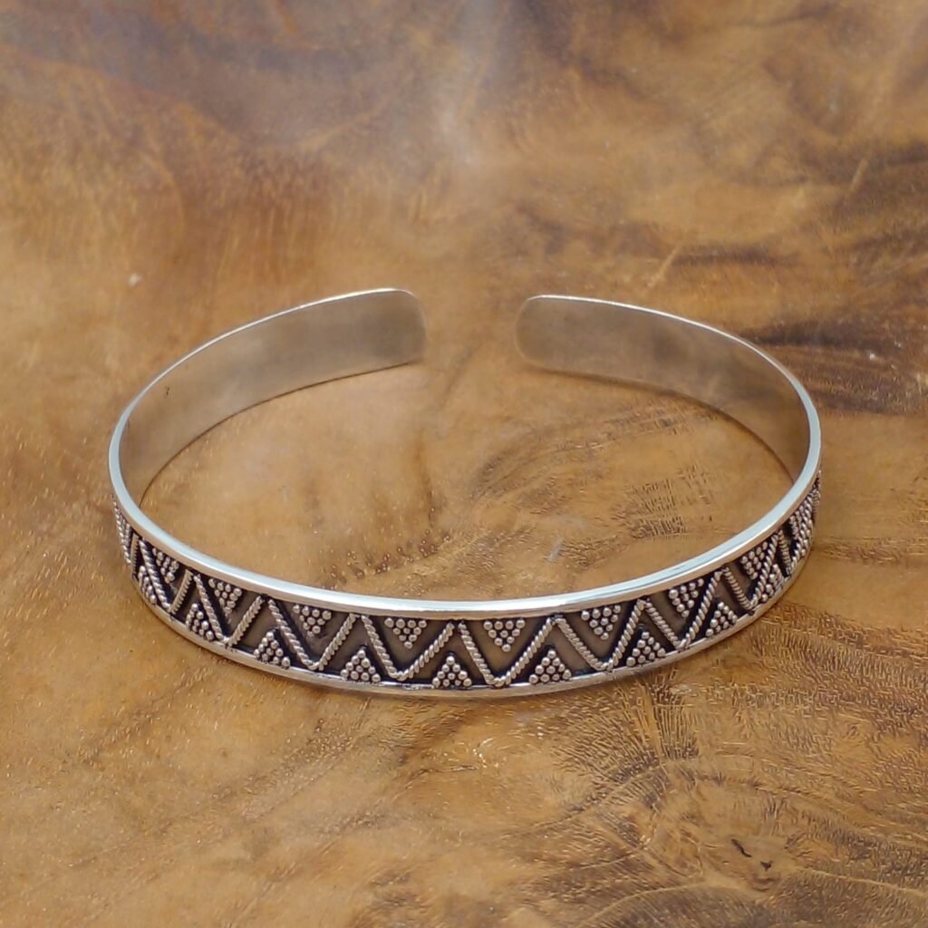Gelang Cuff Perak Bali