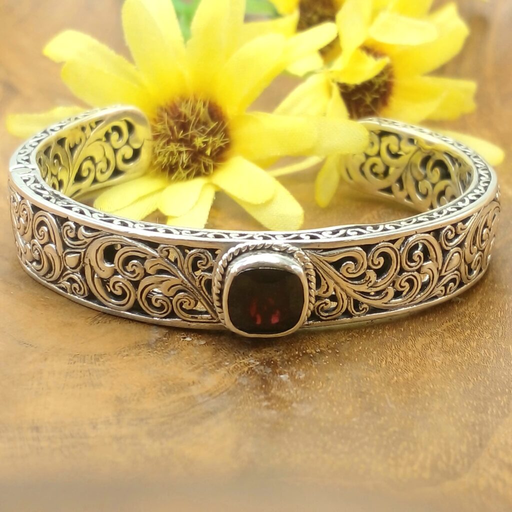 Gelang Perak Cuff Bali