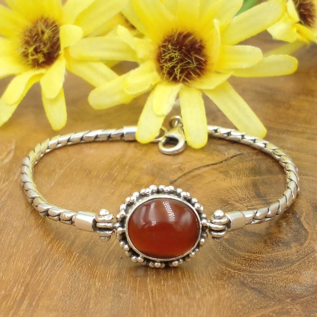 Gelang Rantai Perak Permata