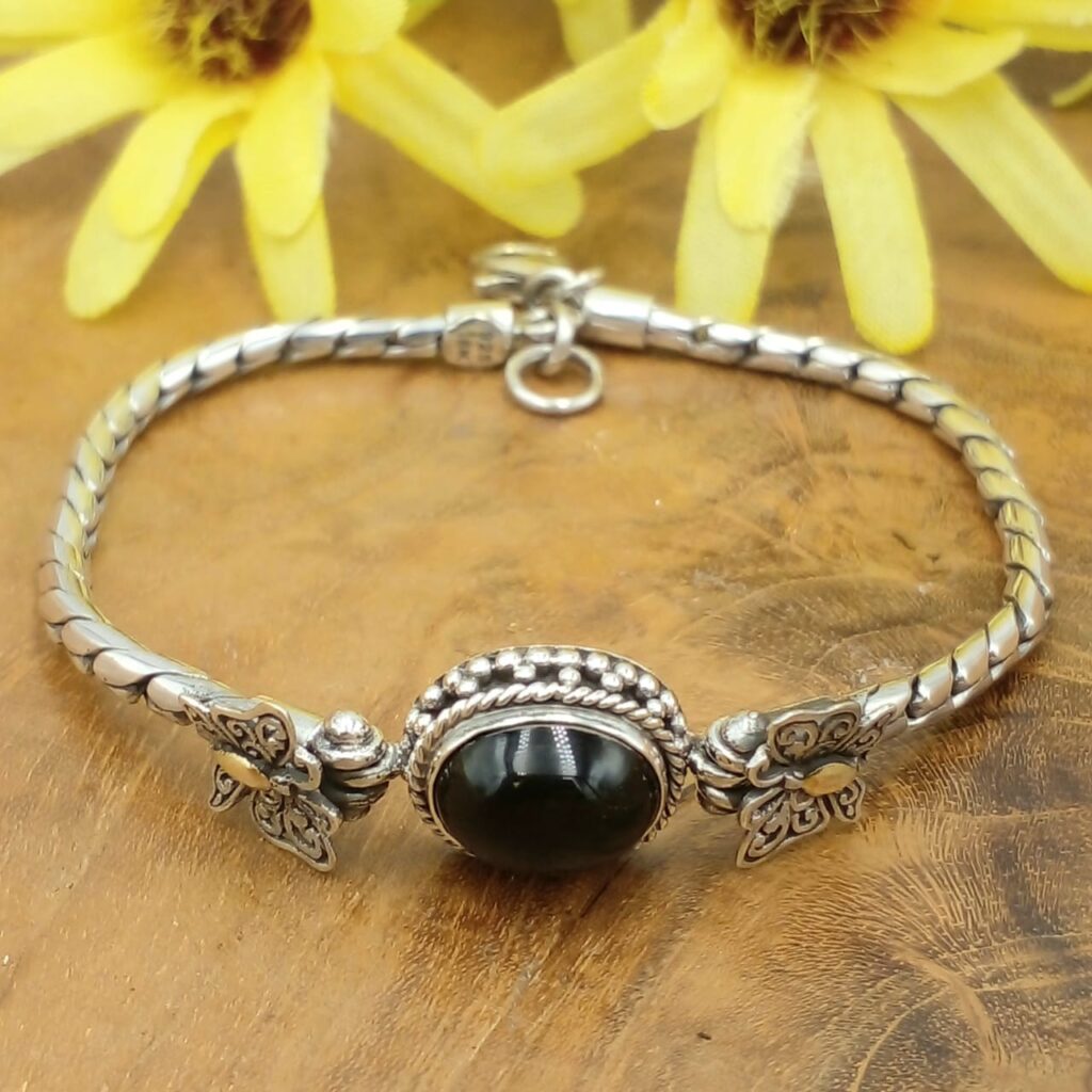 Gelang Rantai Perak Permata