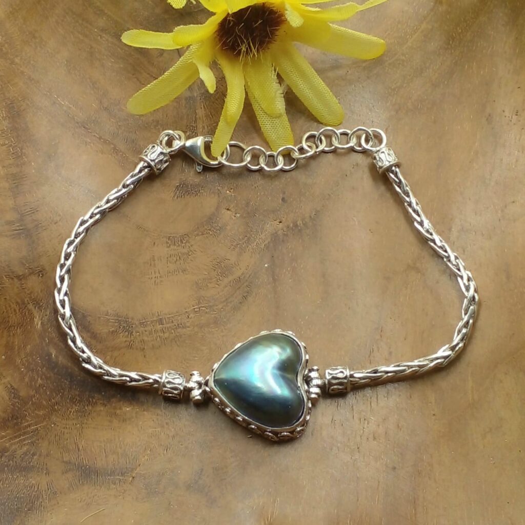 Gelang Perak Mutiara Mabe