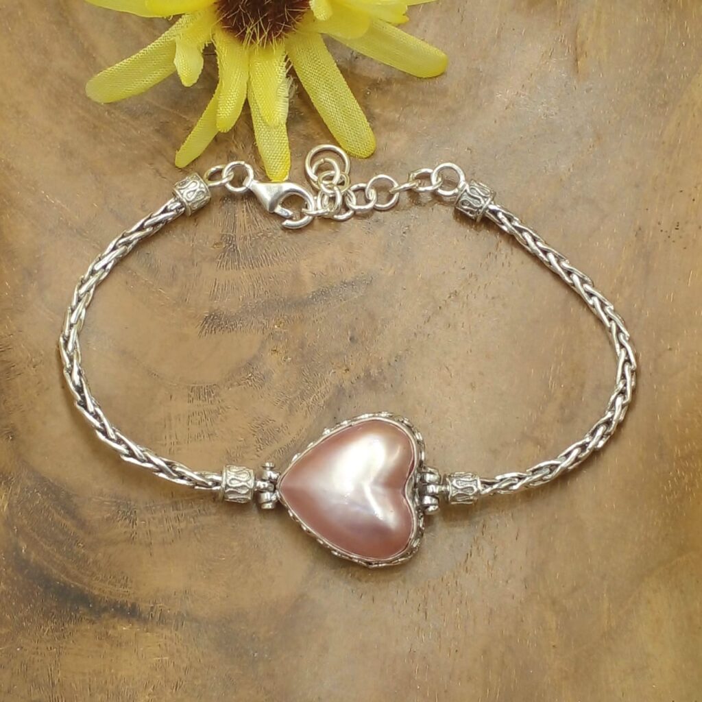Gelang Perak Mutiara Mabe