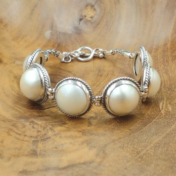 Gelang Perak Mutiara Mabe