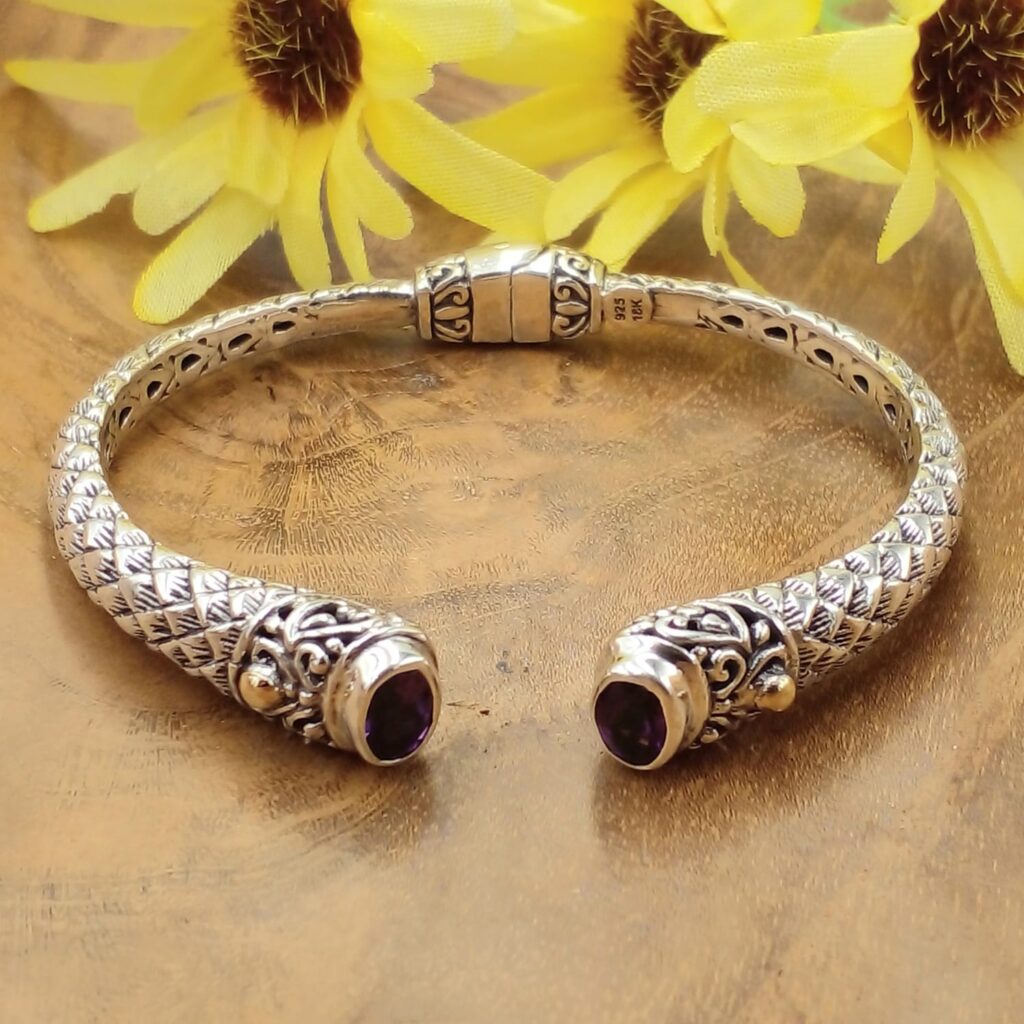 gelang cuff perak bali
