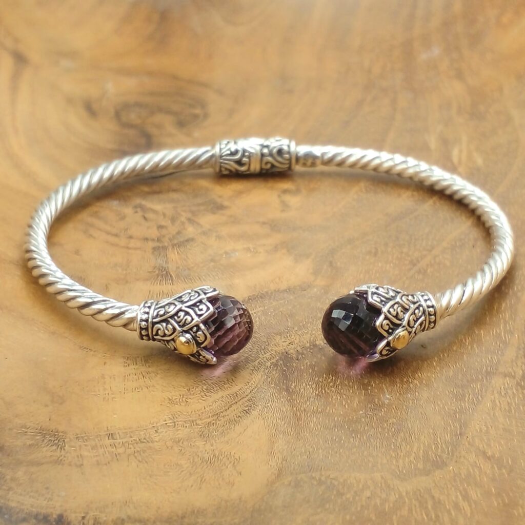 Gelang Perak Cable Permata
