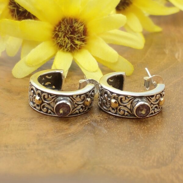 Anting Tusuk Perak Bali