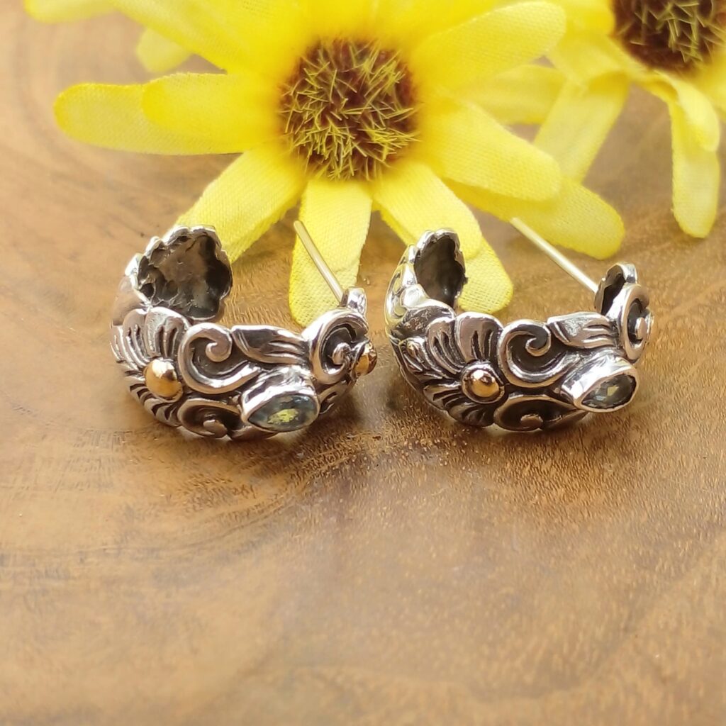 Anting Tusuk Perak Bali