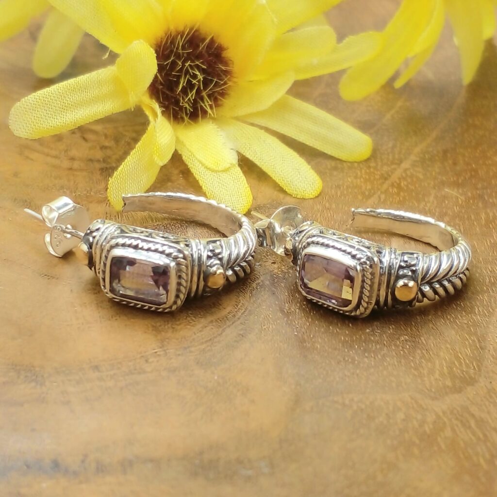 anting tusuk perak