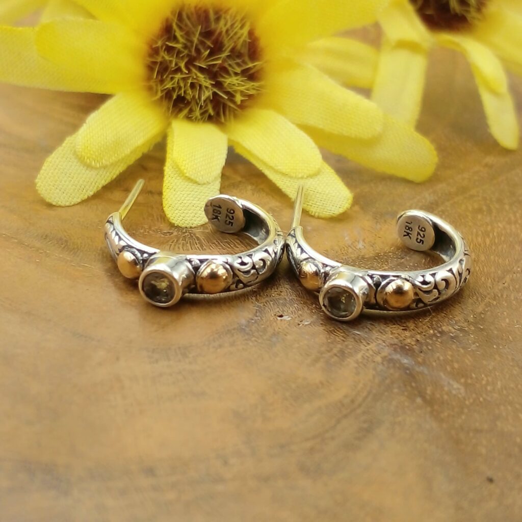 Anting Tusuk Perak Bali