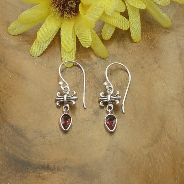 Anting Perak Bali Permata