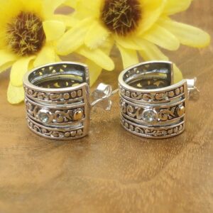 Anting Tusuk Perak Bali