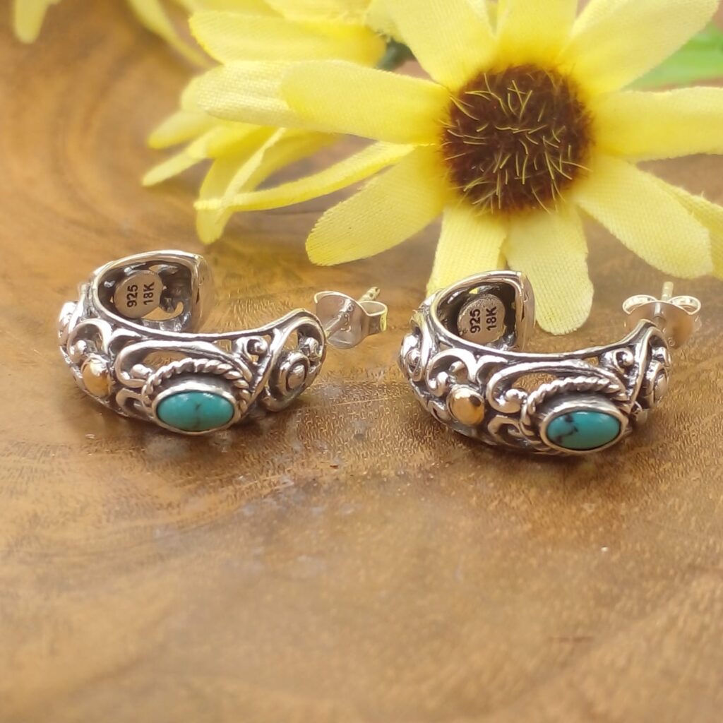Anting Tusuk Perak Bali