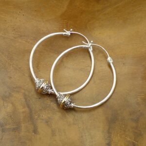 Anting Hoop Perak Bali