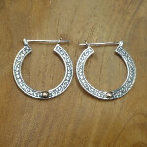 Anting Perak Bali Kreol