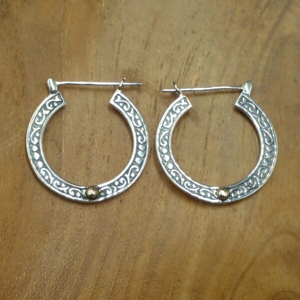 Anting Perak Bali Kreol