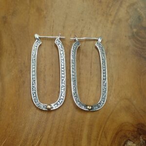 Anting Perak Bali Kreol