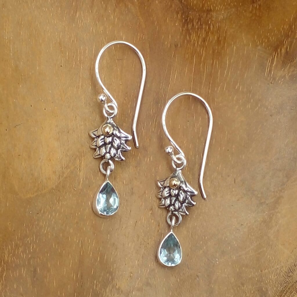 Anting Perak Bali Cantik