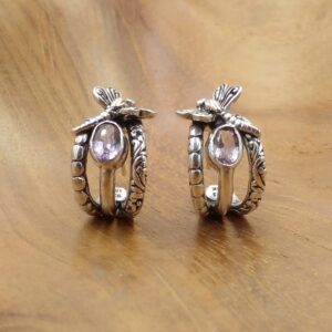 Anting Tusuk Perak Bali