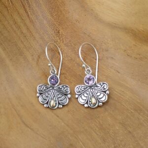 Anting Perak Kipas Bali