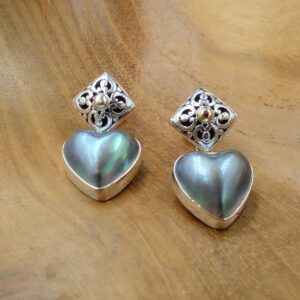 Anting Perak Tusuk Mutiara