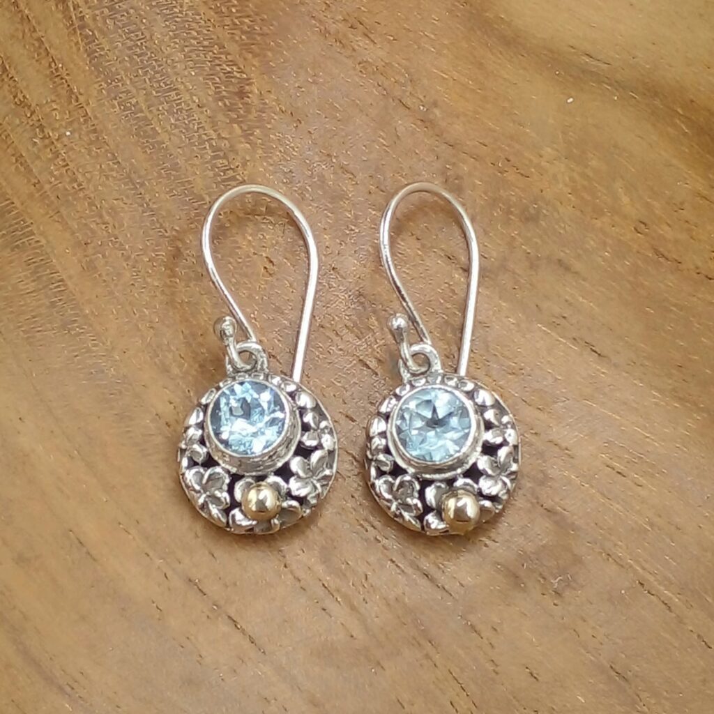 Anting Perak Kamboja Bali